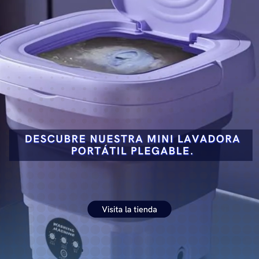 MINI LAVADORA PORTÁTIL PLEGABLE
