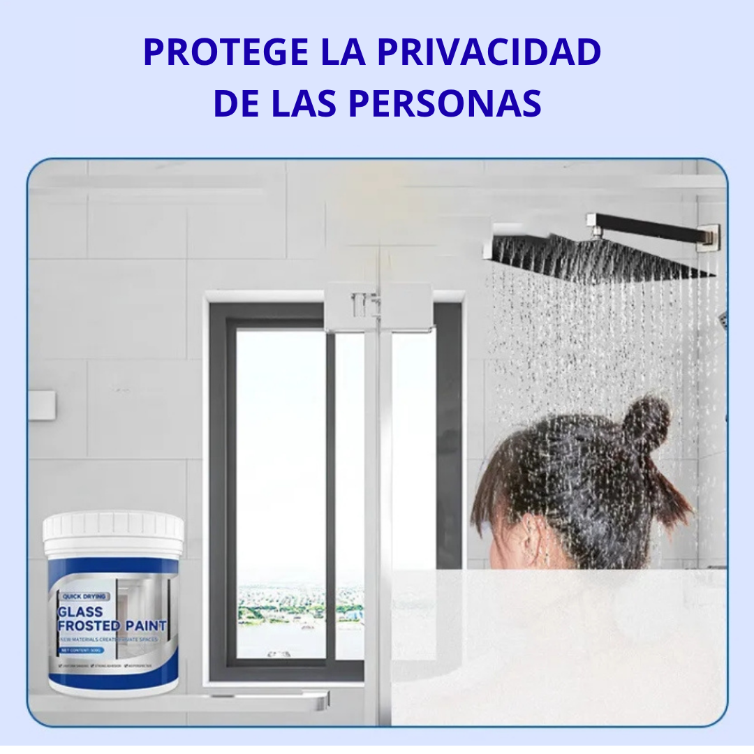 Pintura para Vidrios efecto Esmerilado + brocha