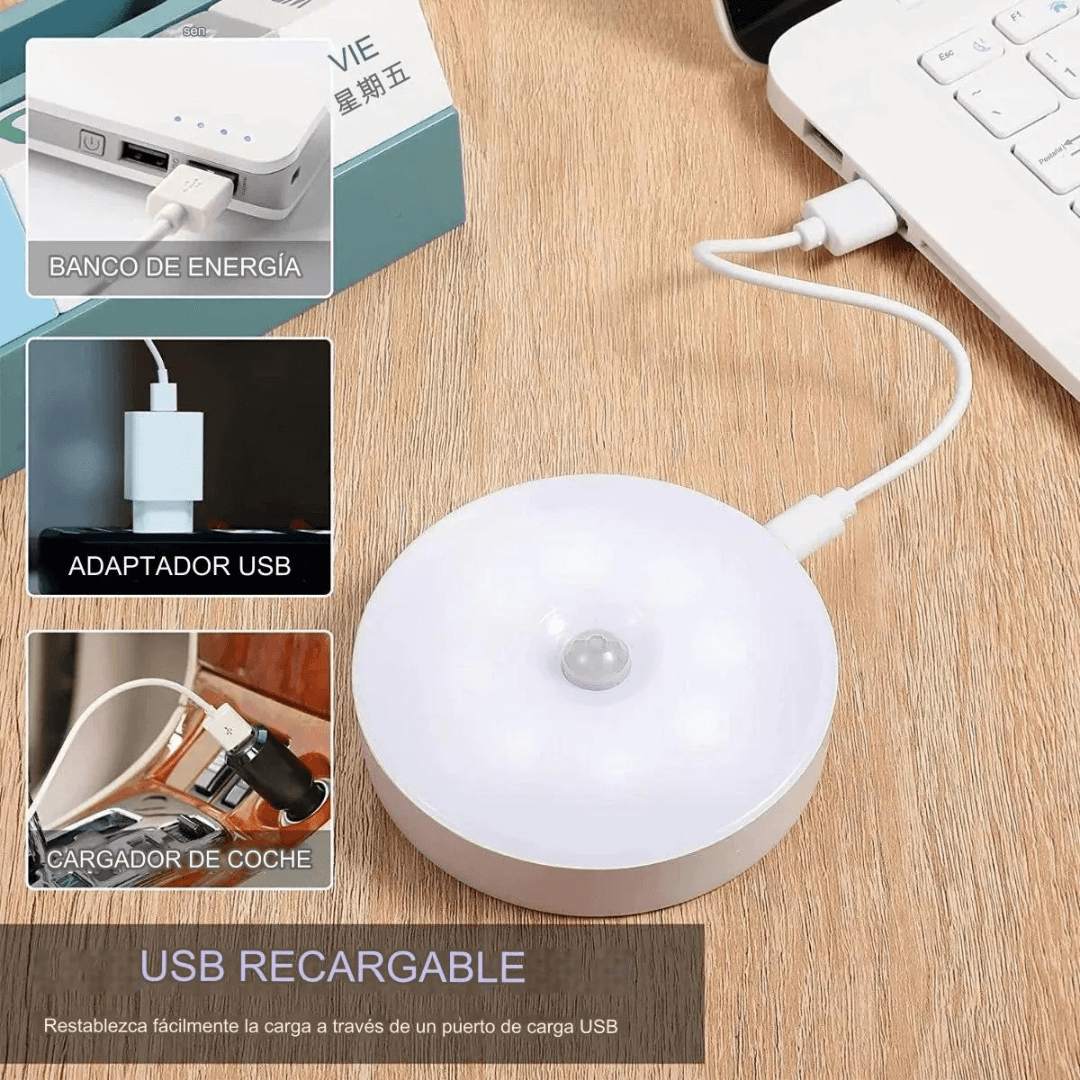 Pack Luz LED con Sensor de Movimiento - Evita tropiezos en pasillos y escaleras