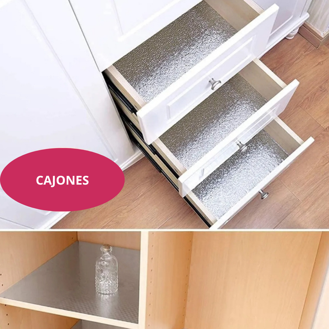 Papel de Aluminio Autoadhesivo (40 x 300 cms)