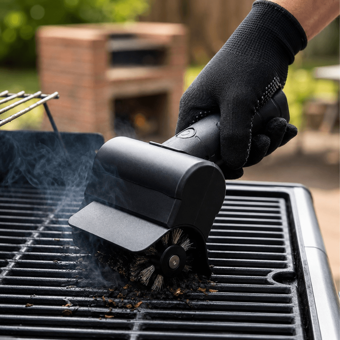 ¡OFERTA 50% OFF! Cepillo eléctrico limpia parrilla