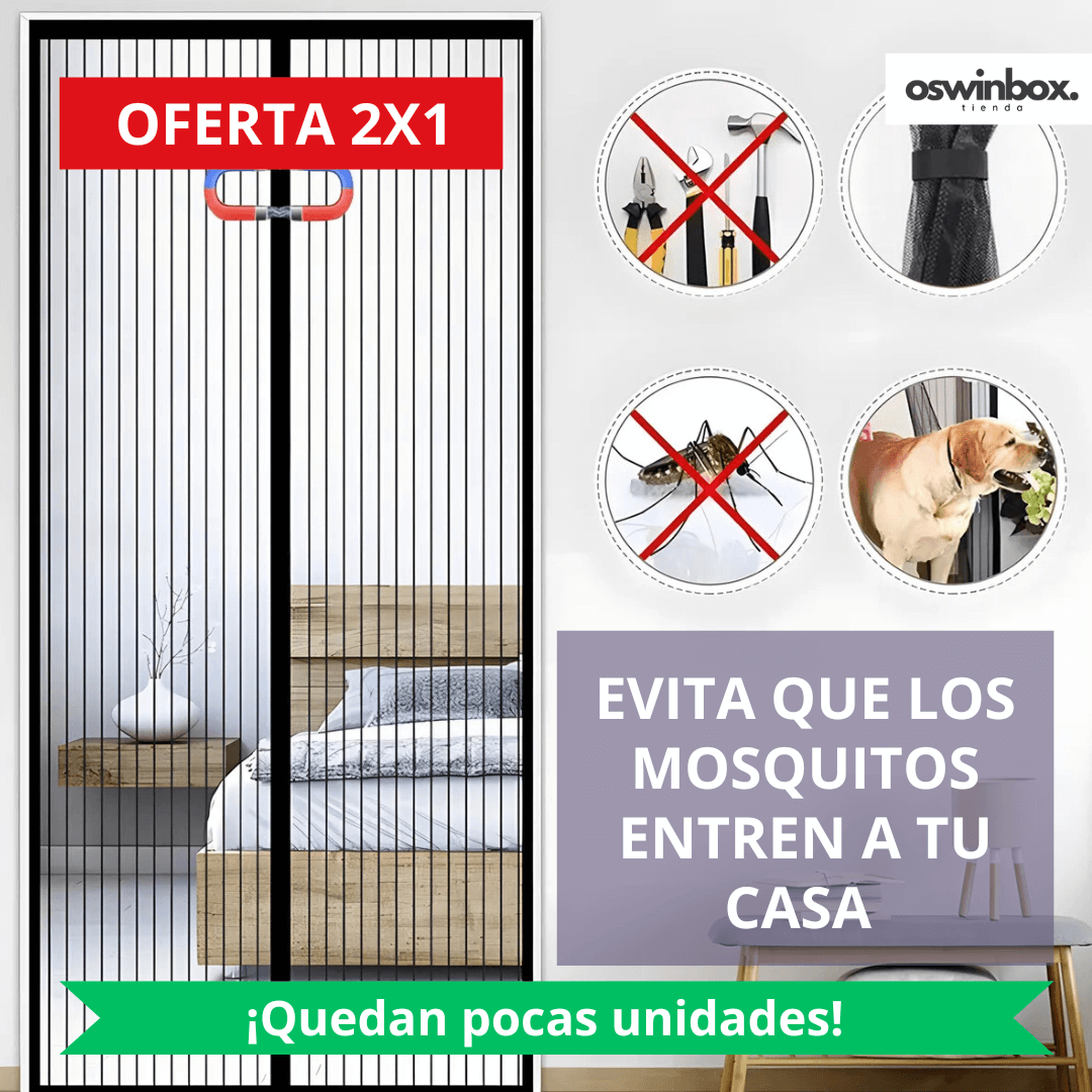¡OFERTA 2X1! Cortina Antimosquitos