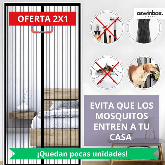 ¡OFERTA 2X1! Cortina Antimosquitos