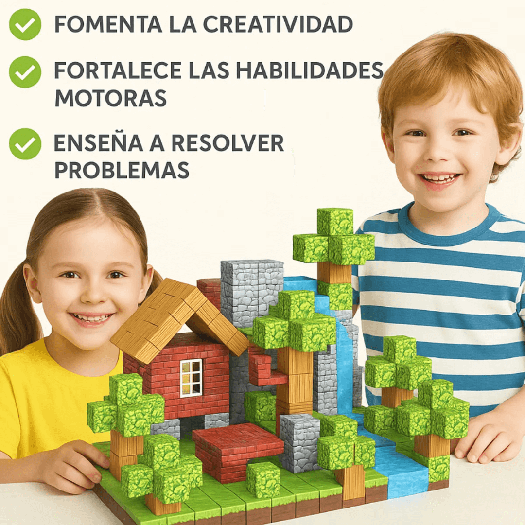 ¡OFERTAZO! Bloques Magnéticos Minecraft