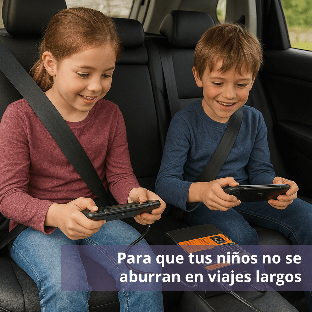 Adaptador de Auto – Conecta dispositivos y mantenlos cargados