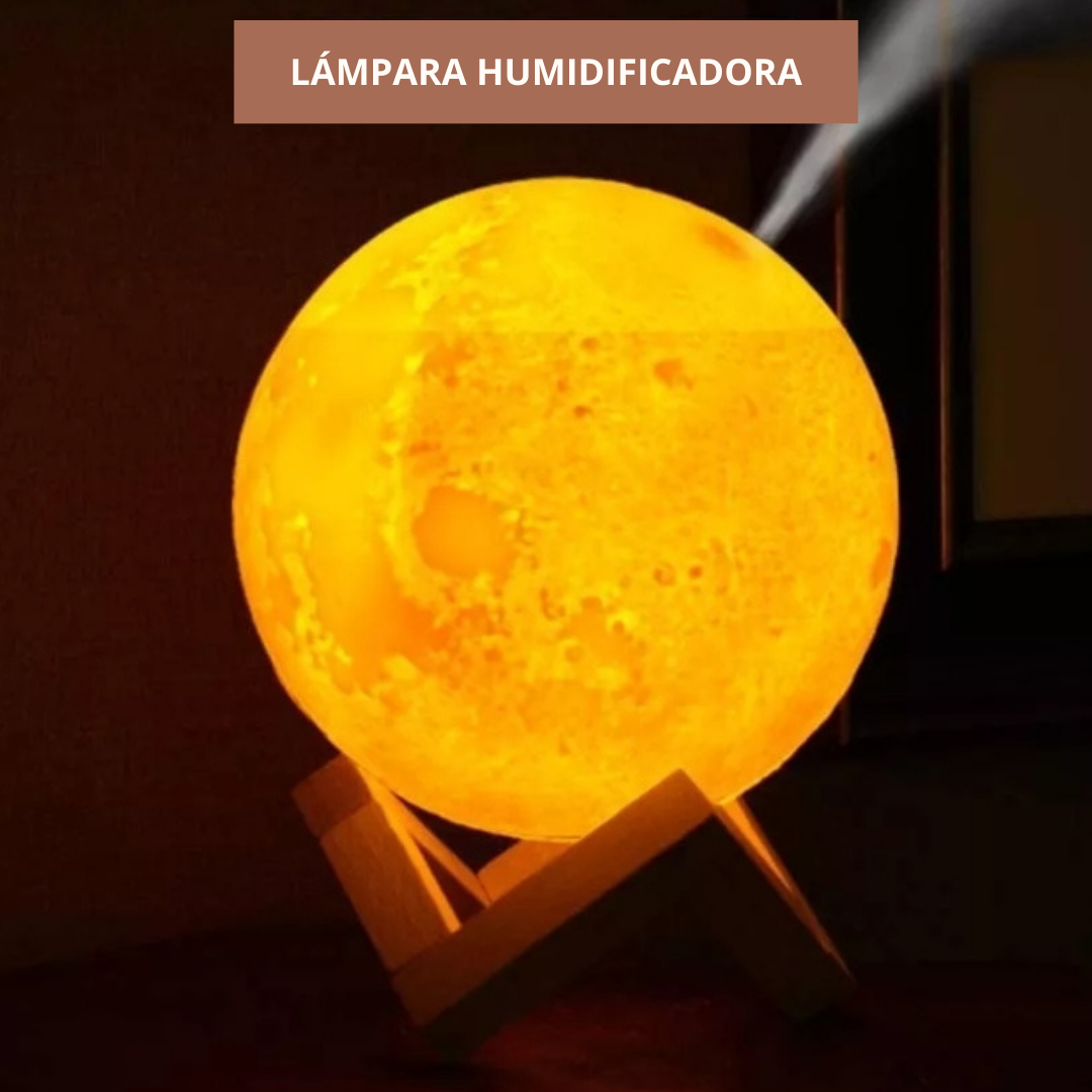 Lámpara Luna Humidificadora