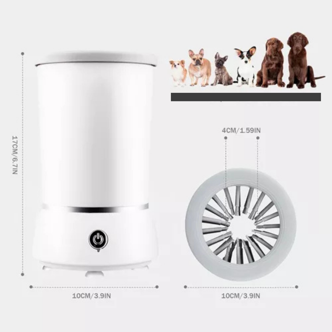 LIMPIADOR DE PATITAS ELECTRICO PARA MASCOTAS