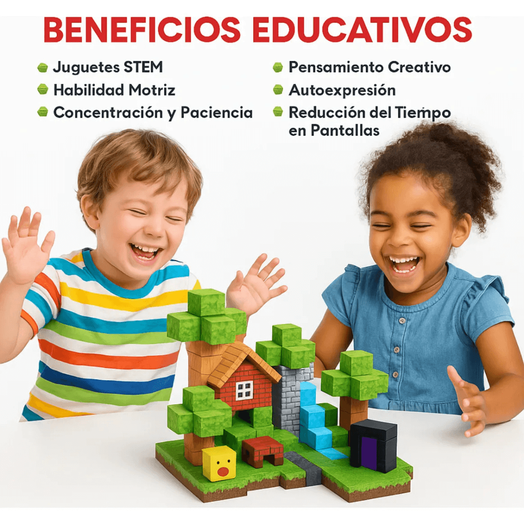 ¡OFERTAZO! Bloques Magnéticos Minecraft