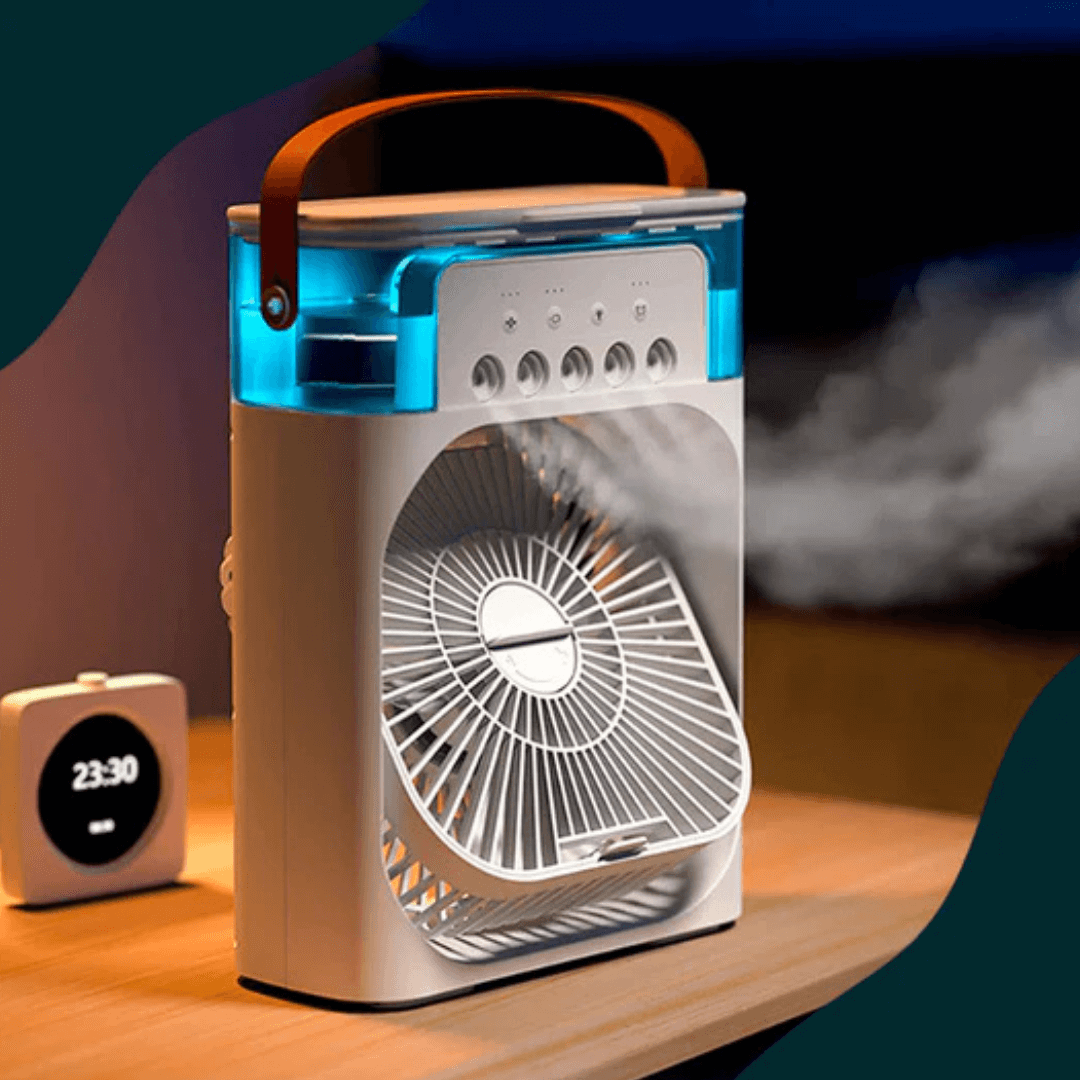 ¡50% OFF! Ventilador con Humidificador