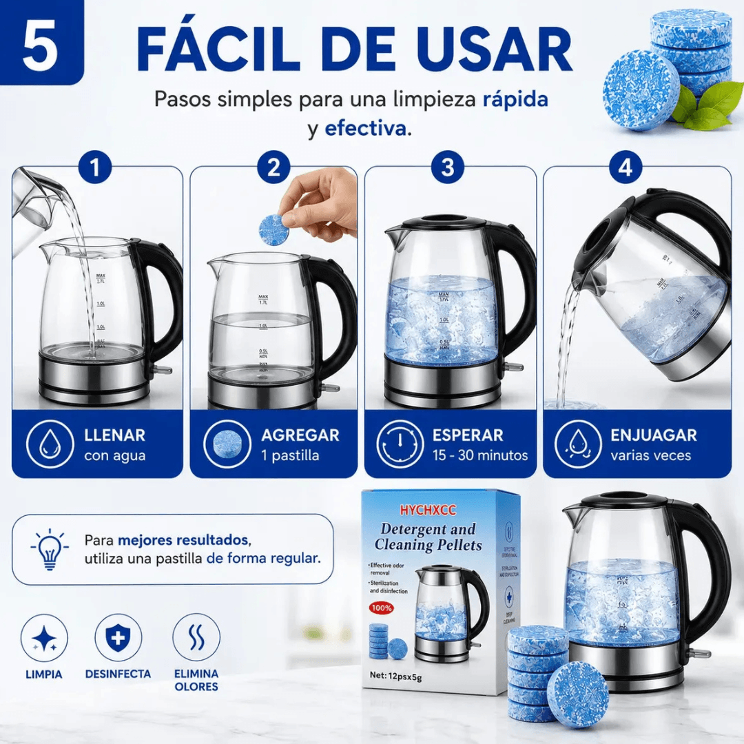 ¡OFERTA 4X1! Pastillas Antisarro Hervidor
