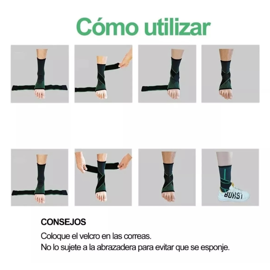 Tobillera con velcro