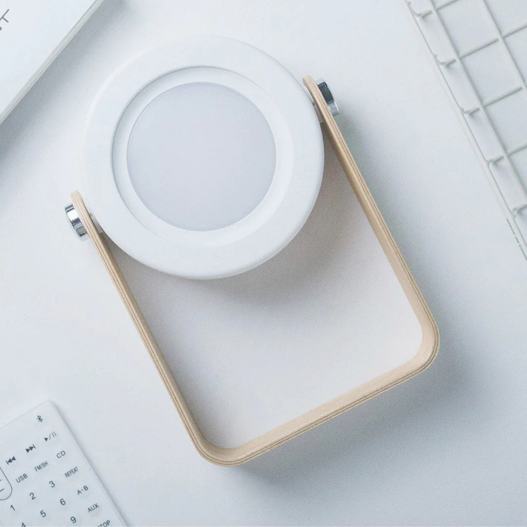 Lámpara plegable y portátil