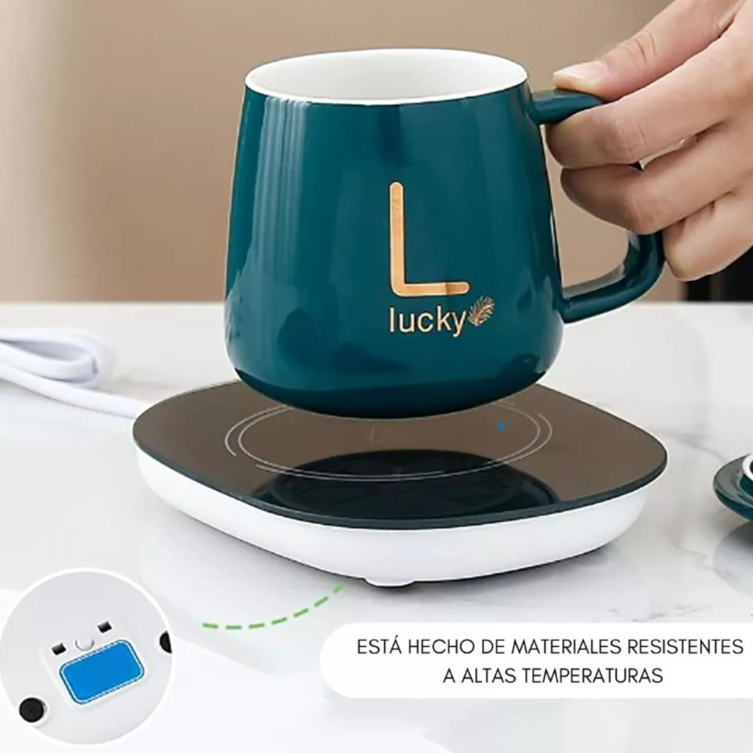 TAZA CON BASE CALENTADORA ELÉCTRICA
