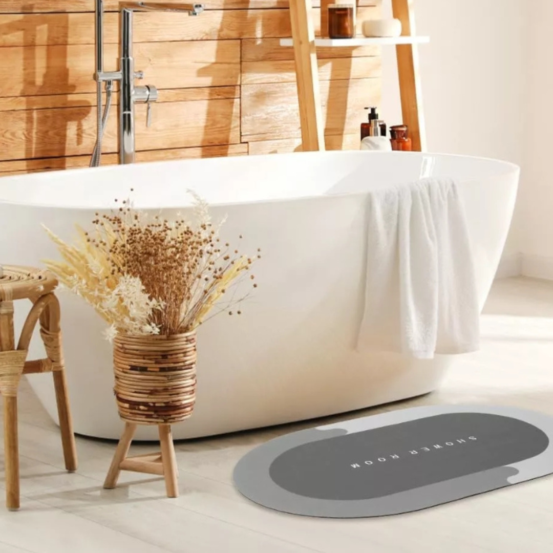 Alfombra secado rápido de baño