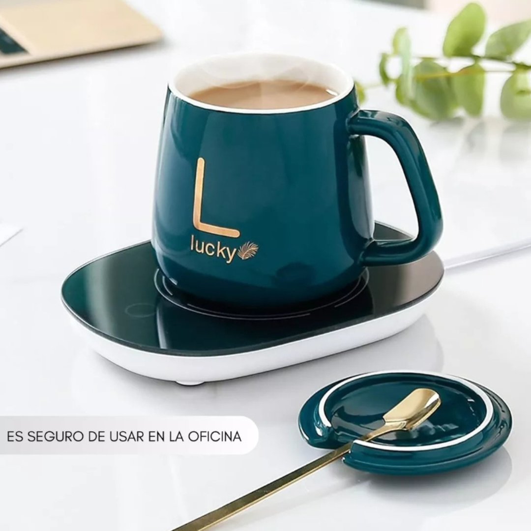 TAZA CON BASE CALENTADORA ELÉCTRICA