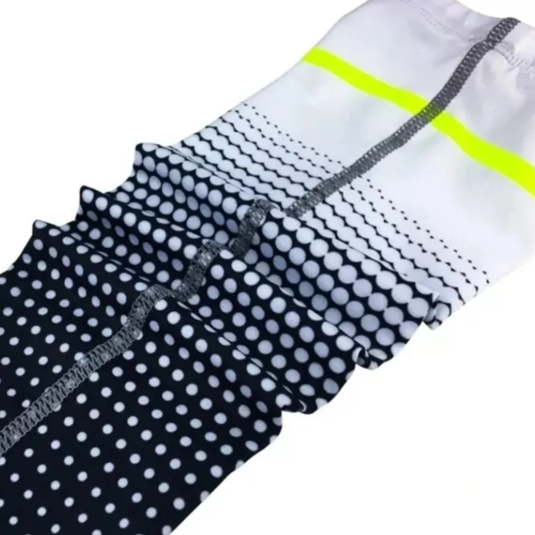 Mangas de compresión y protección (verde y amarillo)