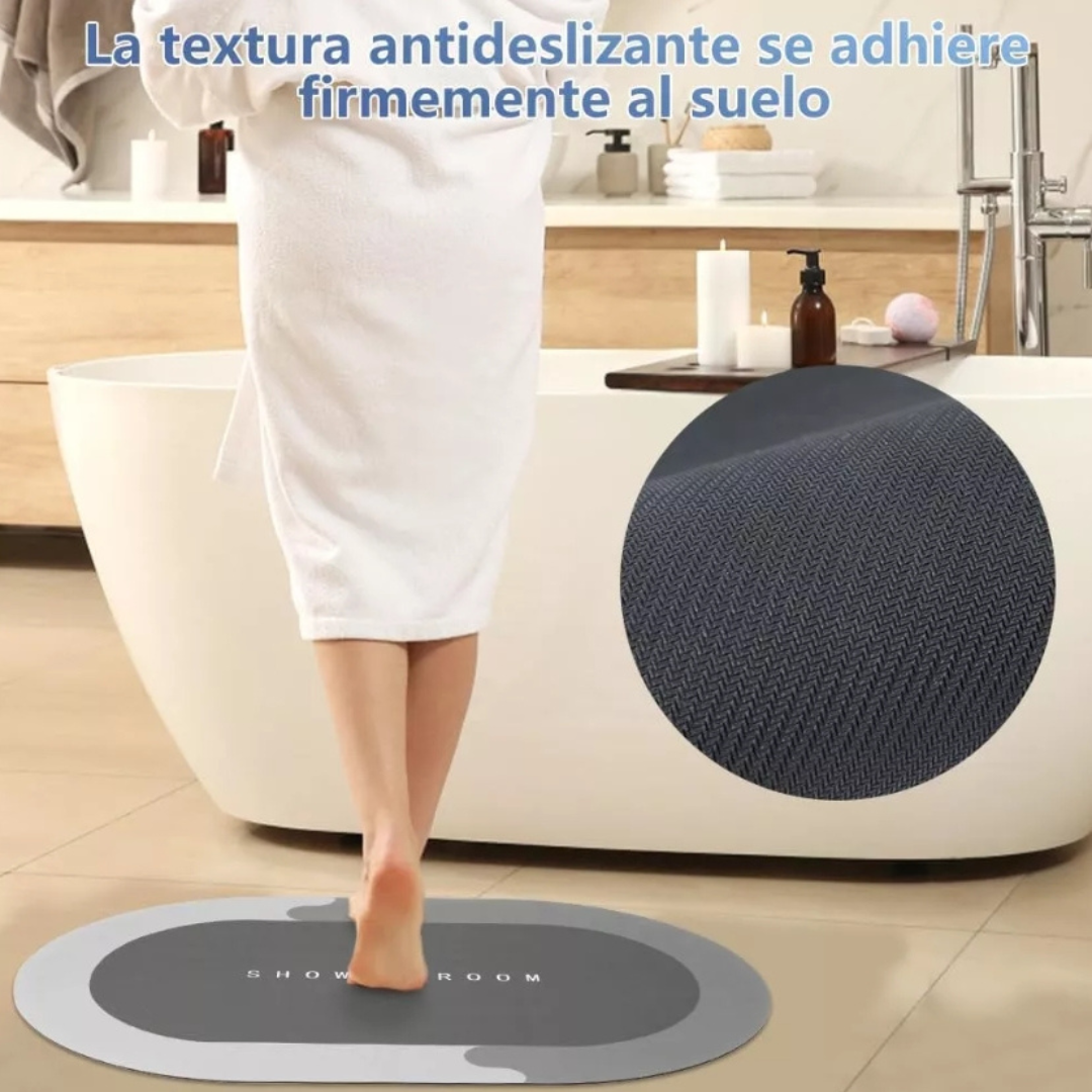 Alfombra secado rápido de baño