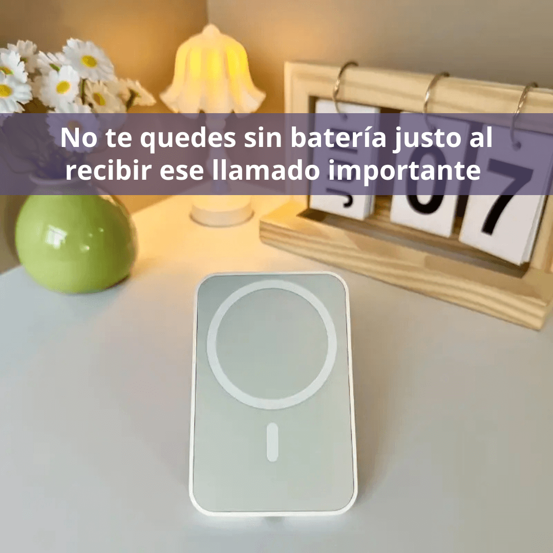 Cargador Inalámbrico Magnético – Recarga Fácil