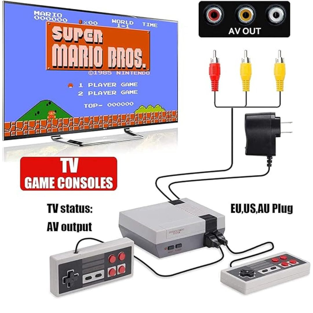 Consola Retro con 2 controles