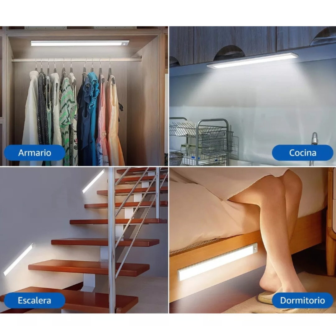 Luz Led Con Sensor Movimiento 30 cms