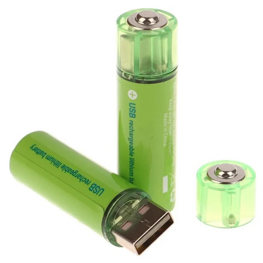 Pilas Recargables USB (AA)