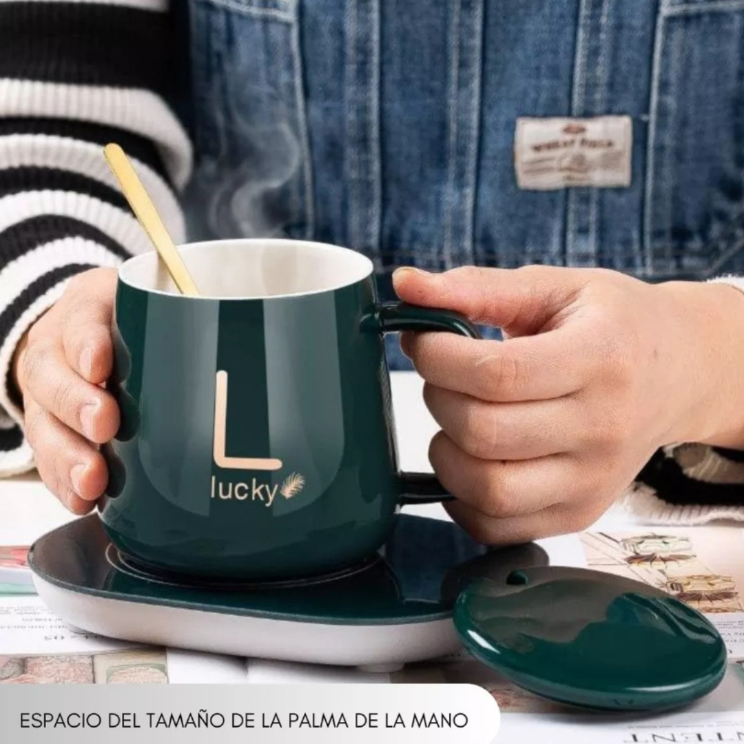 TAZA CON BASE CALENTADORA ELÉCTRICA