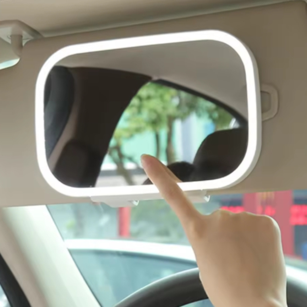 Espejo LED para auto