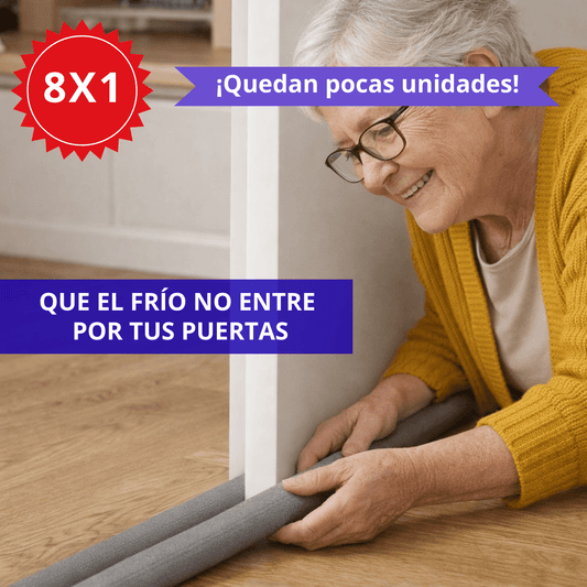 ¡OFERTA 8X1! Aislante de puerta