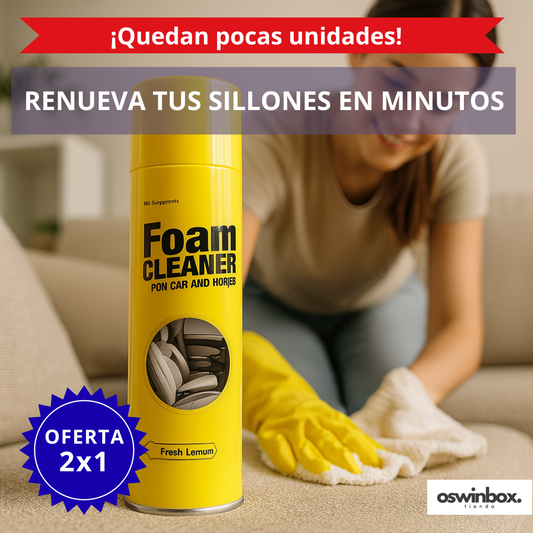 ¡OFERTA 2X1! Espuma Multiuso - Deja tus sillones como nuevos