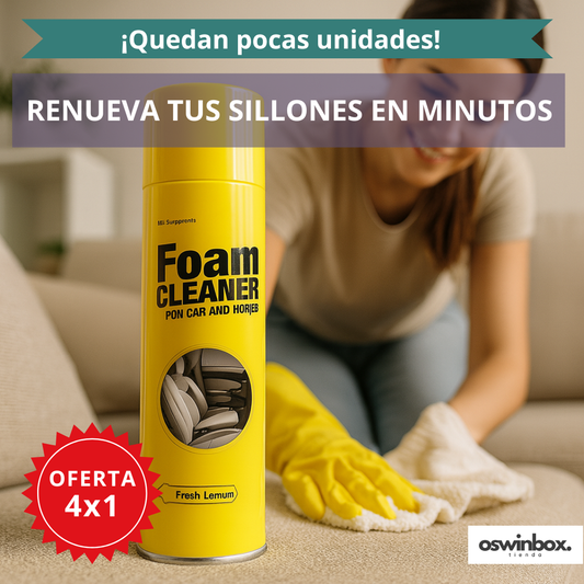 ¡OFERTA 4X1! Espuma Multiuso - Deja tus sillones como nuevos