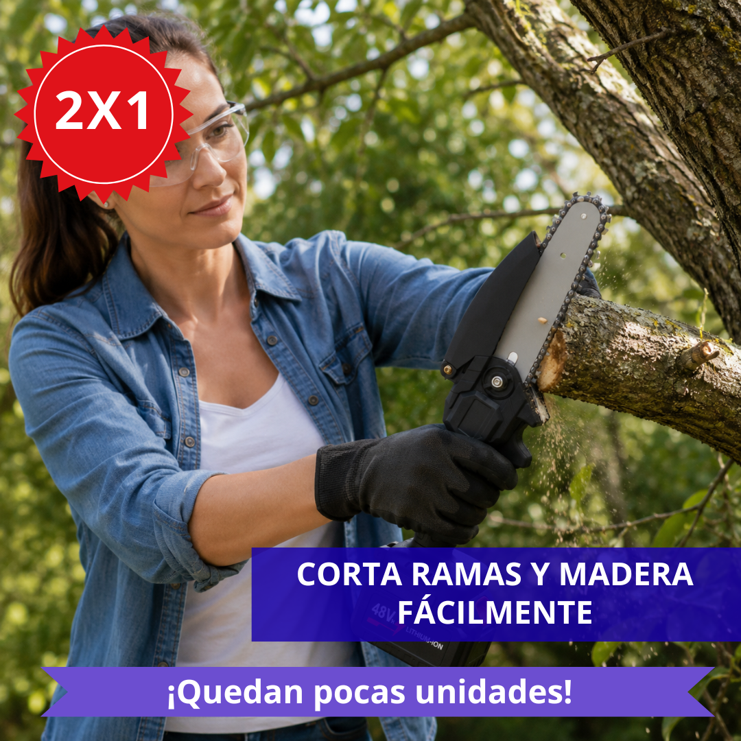 ¡OFERTA 2X1! Mini Sierra Inalámbrica